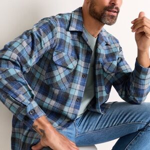 Pendleton Blue Plaid Casual Button Down Shirt new
